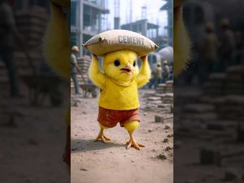 🐥 Yellow Chick, Giant Heart