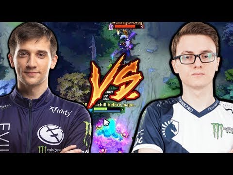 MIRACLE vs ARTEEZY in Top MMR Rank Game   Void Spirit vs Morphling