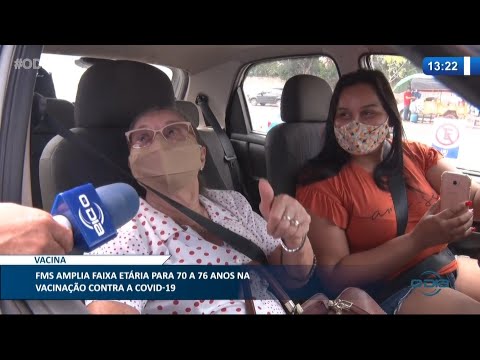 FMS amplia faixa etária de vacinação para Covid-19 para idosos entre 70 a 76 anos 23 03 2021
