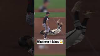 Josh Naylor went all out on this slide ????
