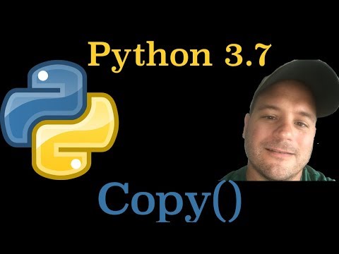 Python 3.7: Copy() List Method In Python