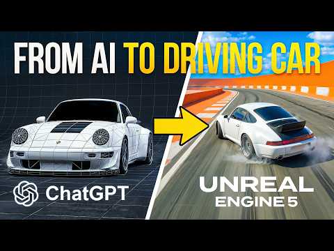 I Made a Drivable Car in UE5 Using ONLY AI