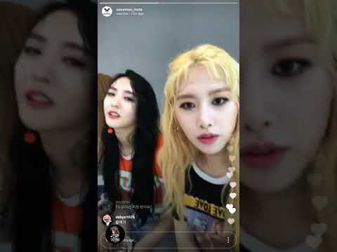 170819 소나무 SONAMOO Instagram Live @sonamoo_insta 《 금요일밤 》