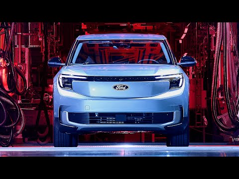 2024年フォード・エクスプローラー電気自動車の製造過程