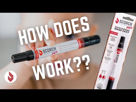 Scorch Marker | How does it work? | Easy Wood Burning Craft Pen for Kids & Adults