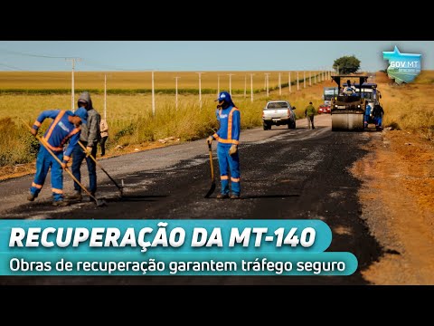 Obras de recuperação da MT-140 entre Campo Verde e Santa Rita do Trivelato avançam