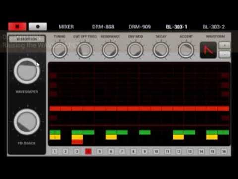 Audioid 1.4.0 - Distortion against a bassline