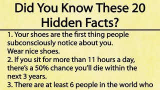20 hidden facts you need to know Video