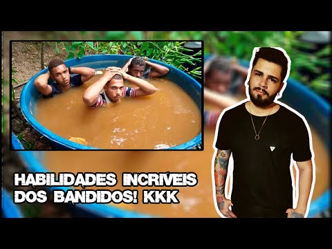 REACT - OS ESCONDERIJOS MAIS IDIOTAS DOS BANDIDOS ( Canal 5 Tudo)