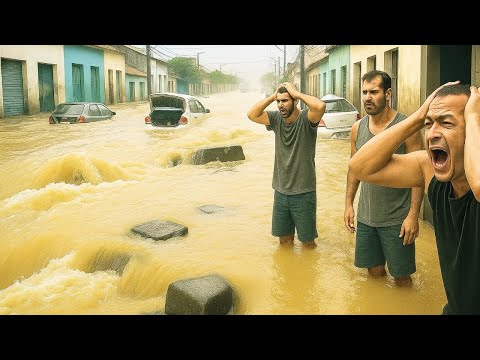 CAOS no ESPÍRITO SANTO! Temporal DESTRÓI Ruas e Defesa Civil emite ALERTA MÁXIMO!