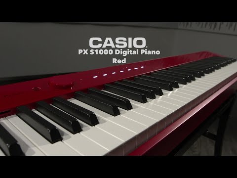 Casio PX S1000 Digital Piano, Red | Gear4music demo