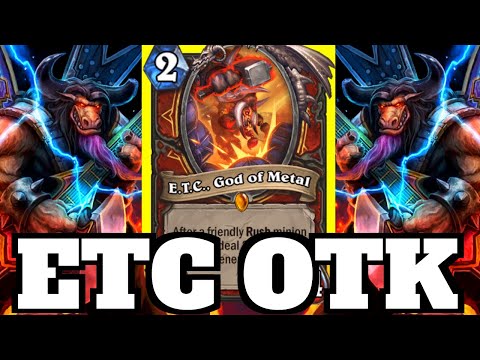 ETC OTK! Super EASY God of Metal Warrior Combo! | Hearthstone
