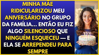 Minha mãe disse no grupo: “É só um bolo simples” — então eu fiz algo que calou todos