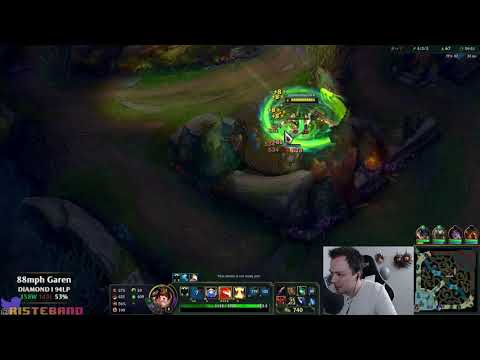 RISTE Garen - Garen vs Nocturne Mid - Garen Gameplay