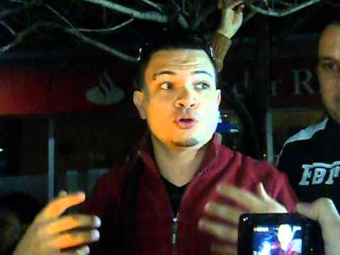 Jowell y Pompi  en una charla con todos sus fanaticos en Argentina