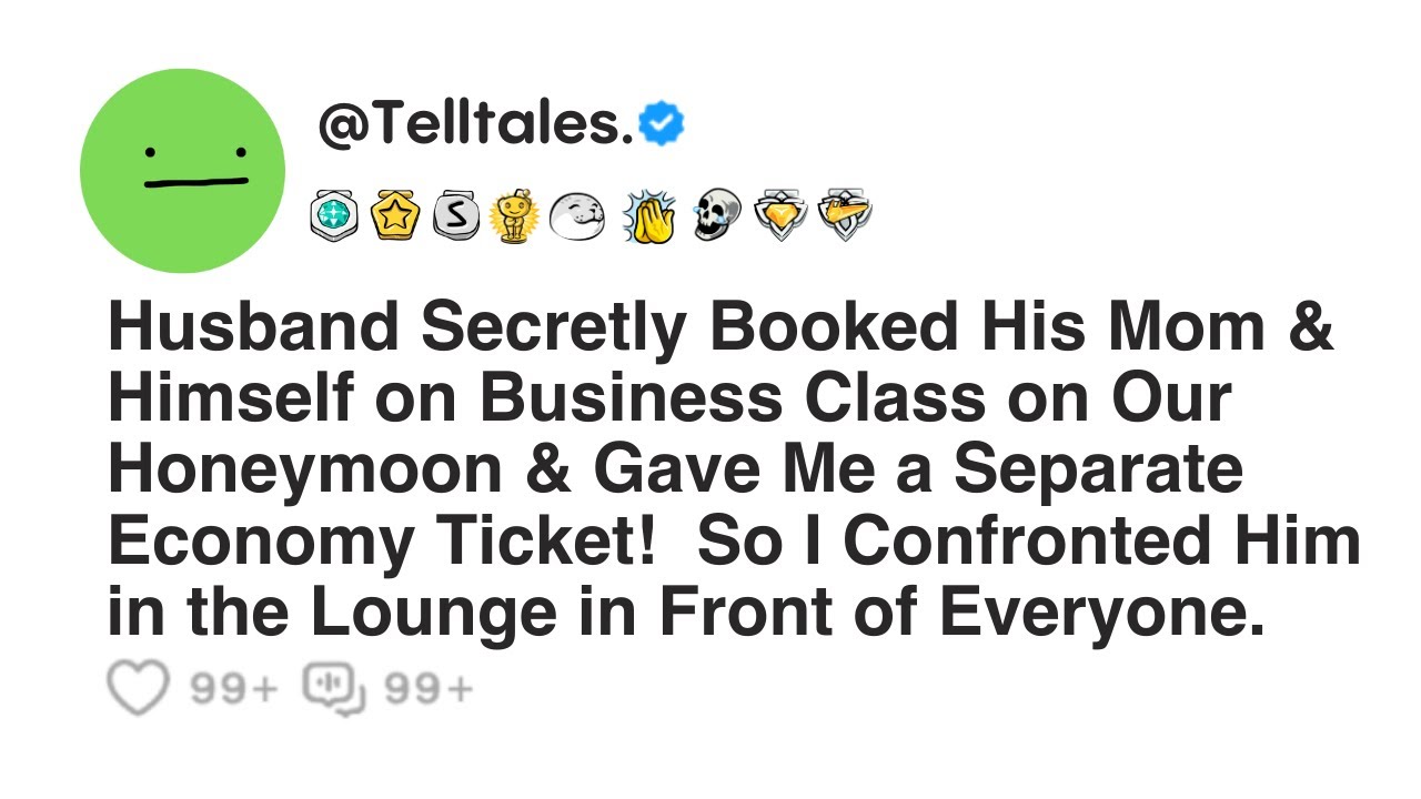 Husband Secretly Booked His Mom & Himself on Business Class on Our Honeymoon & Gave Me a Separate...
