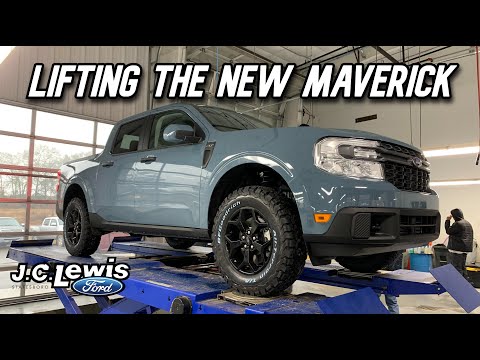 WE PUT A 2 INCH LIFT ON THE NEW FORD MAVERICK- The Progression (Rough Country Lift Kit)