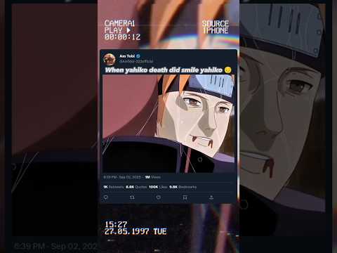 When yahiko death did smile yahiko 😖 || #anime #capcut #viral #shorts