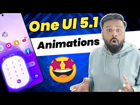 One UI 5.1 Animations | Smooth Animations 🤩🤩🤩