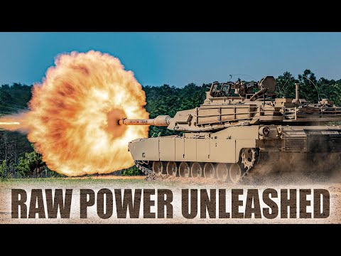 Battlefield Titans: M1A2 Abrams Tank Live-Fire - Raw Power Unleashed