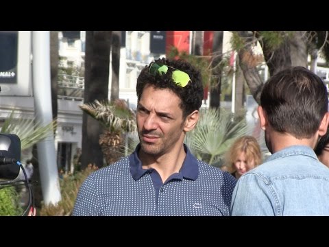 Tomer Sisley on the croisette in Cannes