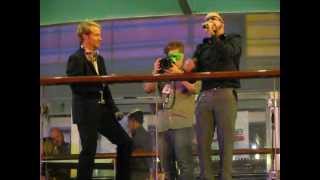 Backstreet Boys 2010 Cruise - AJ McLean &amp; Brian Littrell singing London