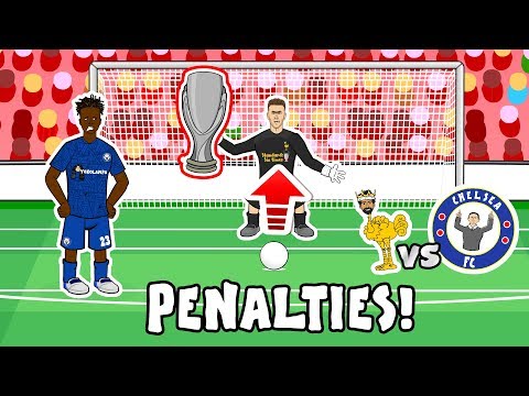 🏆LIVERPOOL - SUPER CUP WINNERS!🏆 Penalty Shoot-Out vs Chelsea (Goals Highlights Parody 2019)