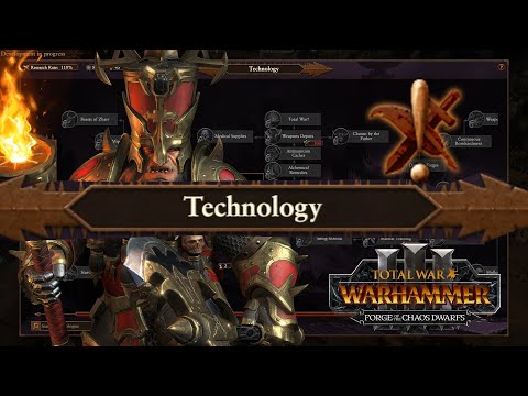 Chaos Dwarf Technology/Research Guide - Best Early and Mid game Technologies | Total War Warhammer 3