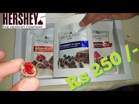 HERSHEY'S BROOKSIDE DARK | Exotic Chocolates | Unboxing | Raspberry & Goji | Blueberry & Acai & more