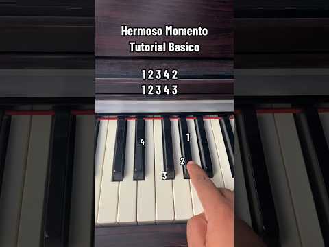 Hermoso momento Tutorial de piano #shorts