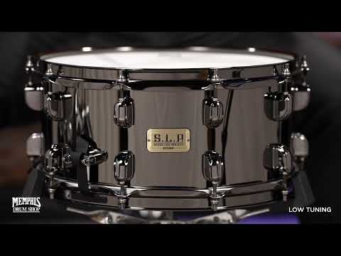Tama 14x6.5 S.L.P. Black Brass Snare Drum (LBR1465)