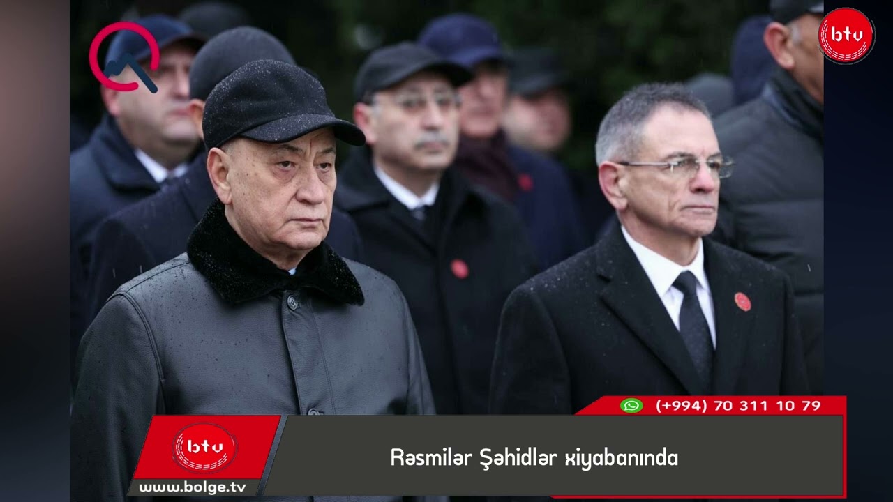 Rəsmilər Şəhidlər xiyabanında