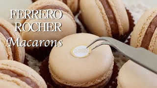 페레로로쉐 마카롱, 헤이즐넛 가루로 환상적인 맛의 꼬끄 /Ferrero rocher macarons/马卡龙