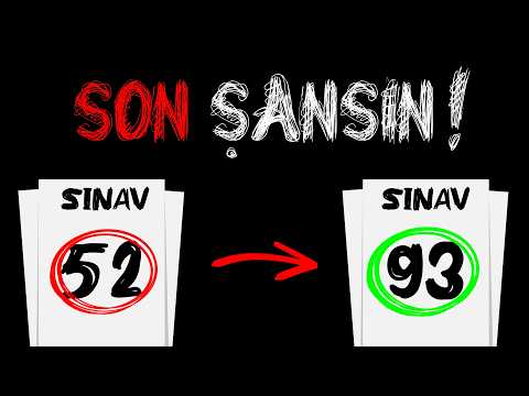 Bu Videoyu Sınavından Önce İzle! (Tüm Notların +15 Artacak!)
