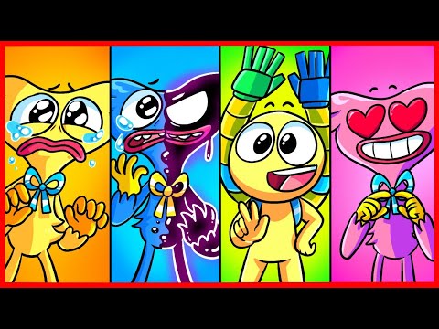 HUGGY WUGGY.EXE IS SO SAD WITH PLAYER - Poppy Playtime & Fnaf Best Animation Compilation #3