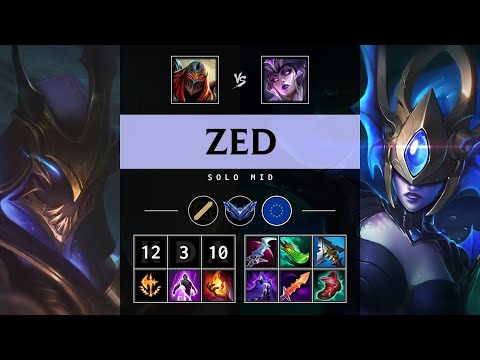Zed Mid vs Syndra - EUW Diamond Patch 25.16