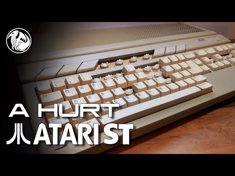 Atari 1040 STF - Hurtin', and yet surprisingly working!