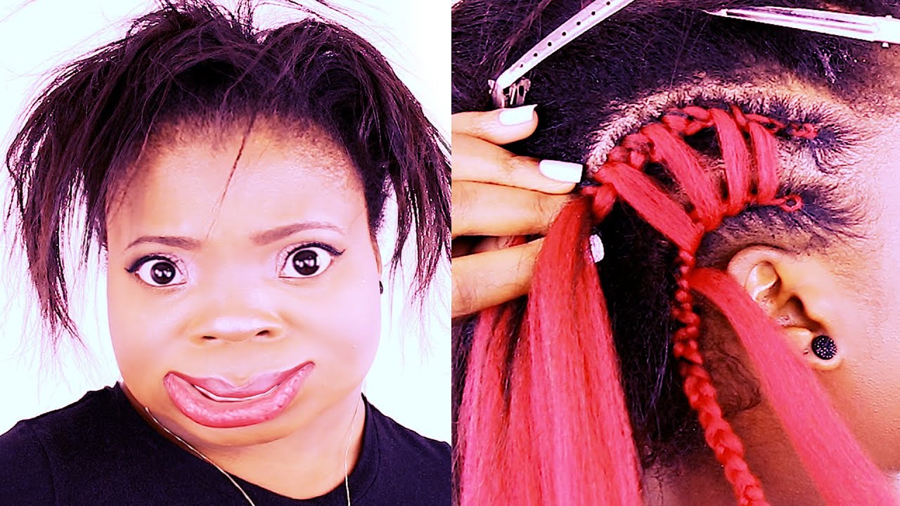 Tree Braids Cornrows FOR BEGINNERS!!!