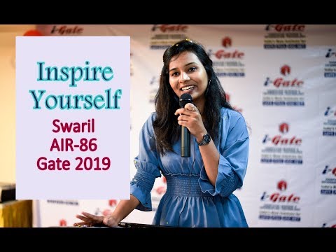 Inspire Yourself for GATE 2020 | Swaril Singhal (Gate 2019, CS, AIR-86) | i-Gate Students