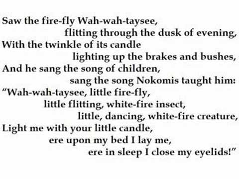 "Hiawatha's Childhood" by Henry Wadsworth Longfellow (read by Tom O'Bedlam)