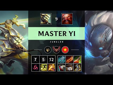 Master Yi Jungle vs Gragas - VN Grandmaster Patch 25.15