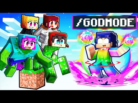 TRAPPED with MUTANT MOB but GOD MODE - AndyCraft