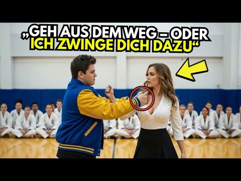 Ein Mobber provozierte das neue Mädchen – doch sie setzte ihm mit einer einzigen Bewegung ein Ende