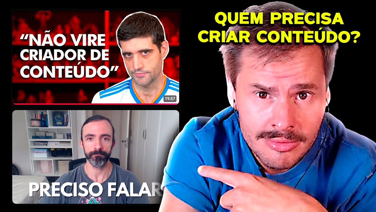 "NÃO VIRE CRIADOR DE CONTEÚDO": Minha VISÃO sobre essa história