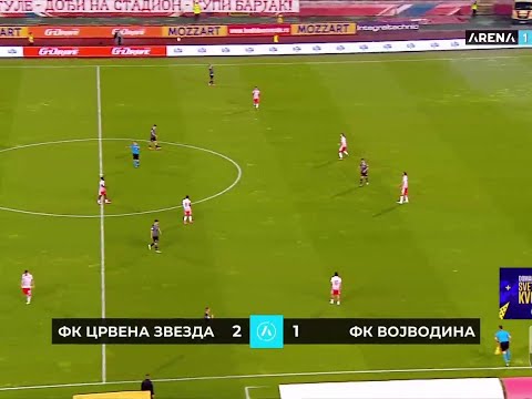 FK Crvena Zvezda Belgrad 2-1 FK Vojvodina Novi Sad
