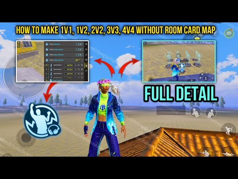 How to Make 1v1, 1v2, 2v2, 3v3, 1v3, 4v4 Without Room Card MAP in WOW MODE - Full Detail