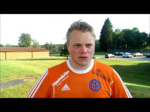 Segerintervju med Melleruds Fredric Johansson