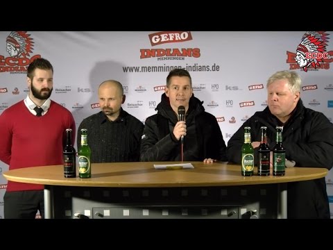 1. Spielt. BEVVR 2016/17 - ECDC Memmingen - ESC Dorfen - Pressekonferenz