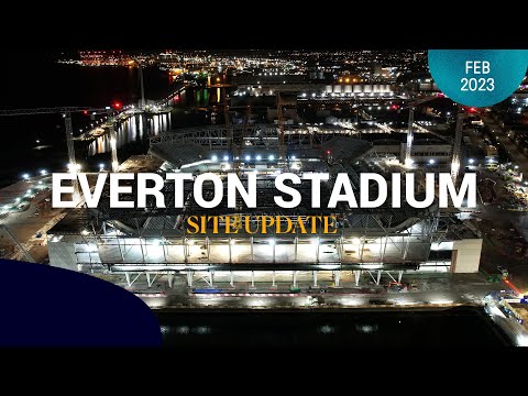 Four More Truss Lifts Remain! | New Everton Stadium Update!
