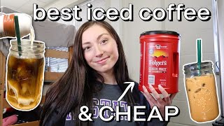 BEST DORM ROOM ICED COFFEE | Easy & Cheap Iced Coffee Recipe